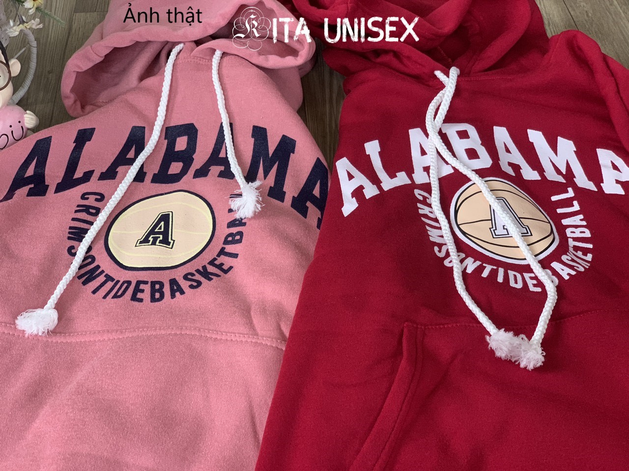 Áo khoác Hoodies nam nữ vải nỉ bông mềm ấm form rộng Freesize Thời trang Hot Trend Kita Unisex - ALABAMA