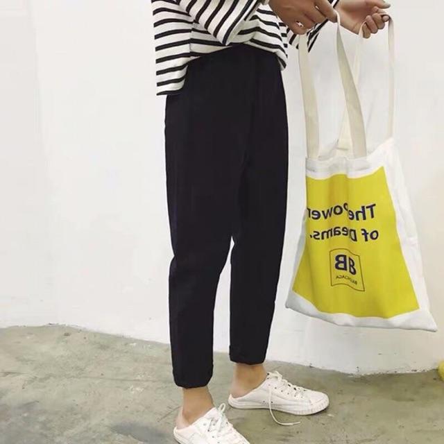 Quần kaki nam nữ TPshop dế phối đồ