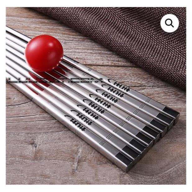 Đũa inox 304 cao cấp Hàn Quốc