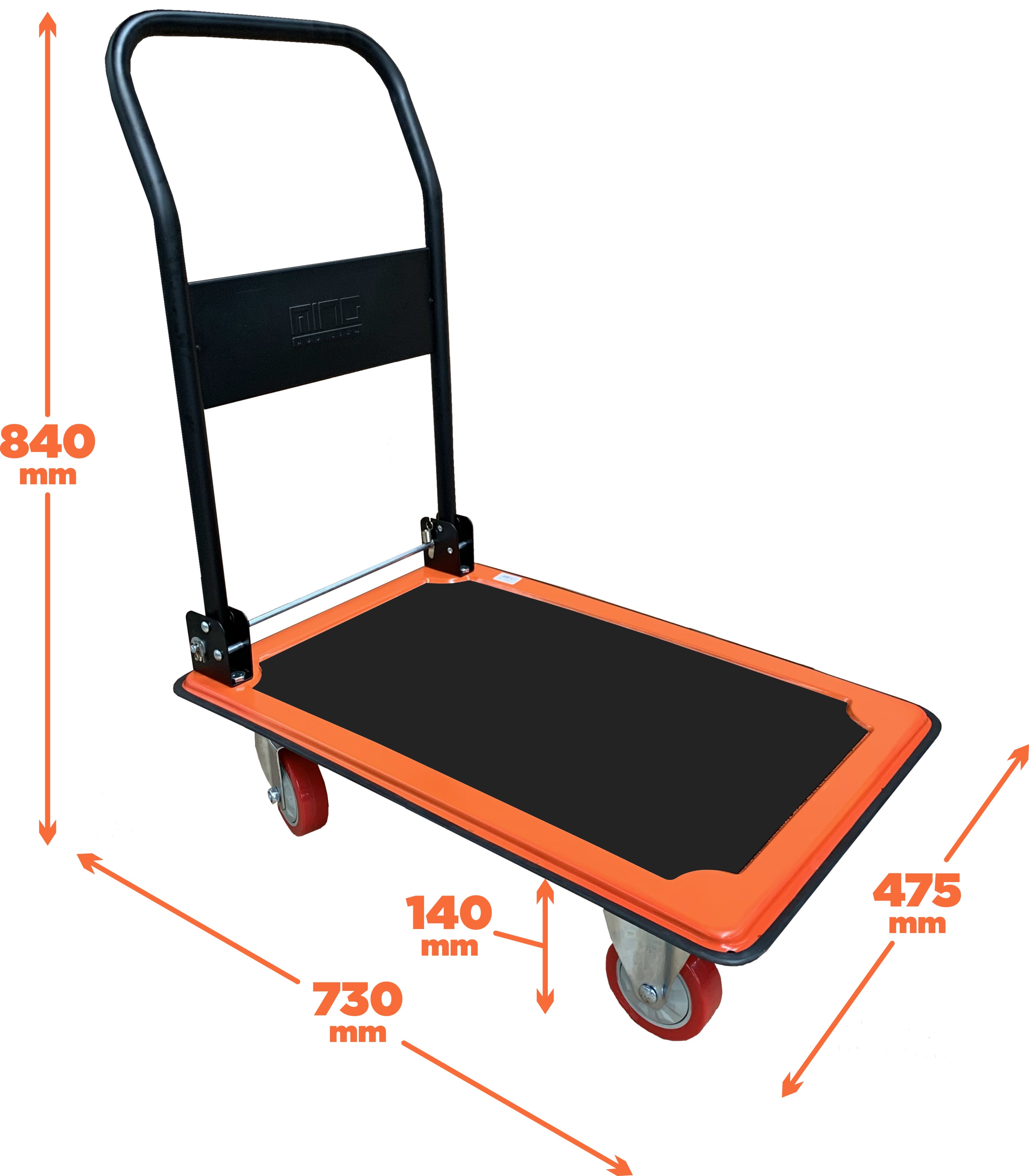 Xe đẩy hàng 4 bánh gấp gọn Kanson Handtruck TP-XDT003 - tải trọng 150kg