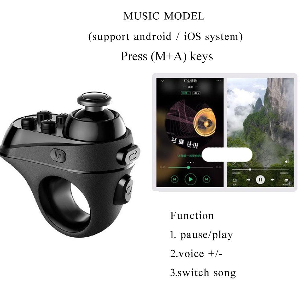 Bluetooth-Tương Thích Bộ Điều Khiển Chơi Game Tay Cầm Adapter Chơi Game Ngón Tay Chuột Chức Năng Trang Android IOS Chuột Chơi Game Mause Game Thủ