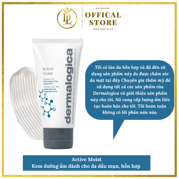 Kem dưỡng da dành cho da dầu Dermalogica Active Moist 100ml