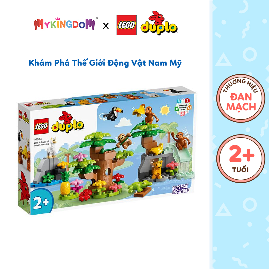 Đồ Chơi LEGO Khám Phá Thế Giới Động Vật Nam Mỹ 10973 (71 chi tiết)