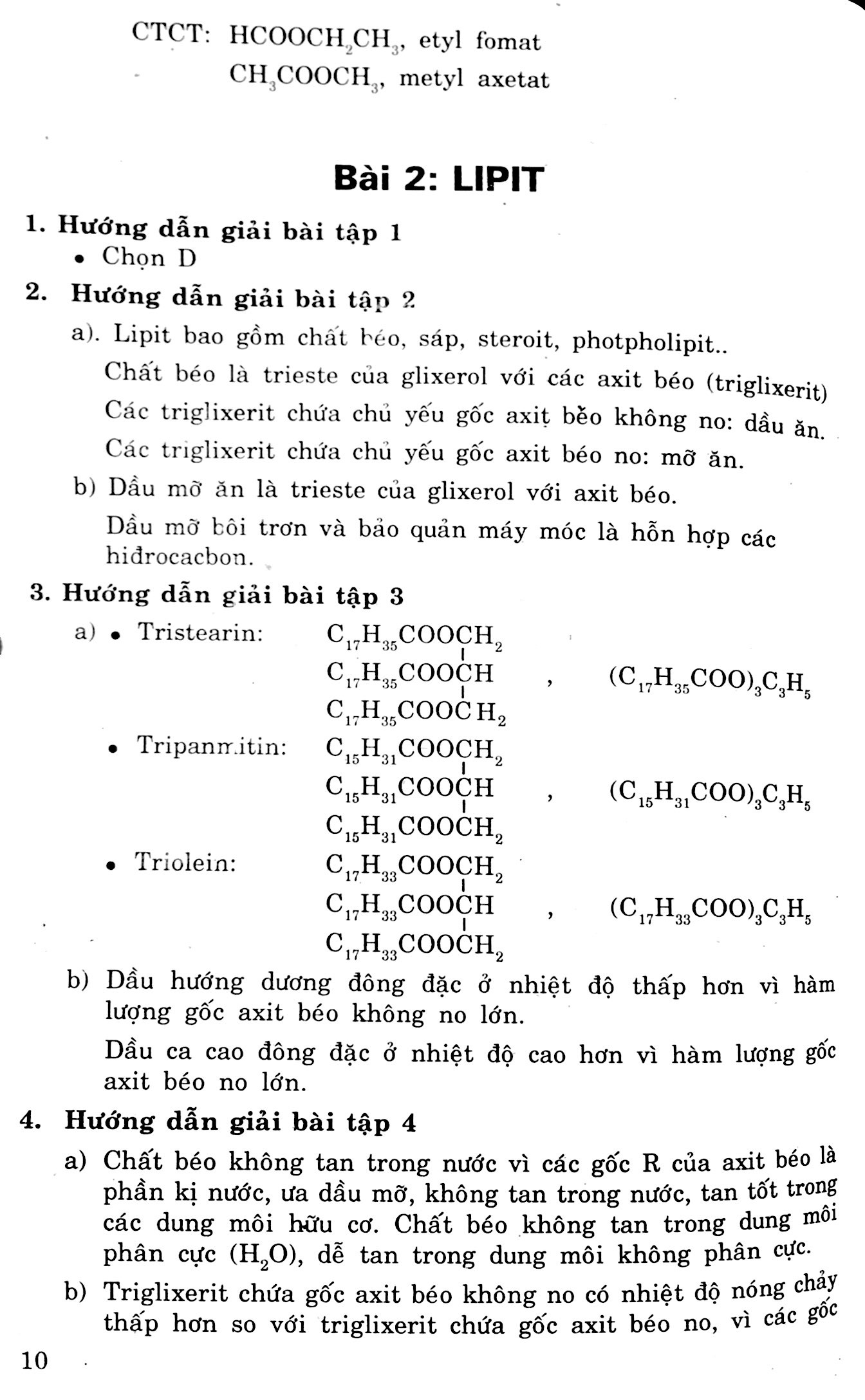 Giải Bài Tập Hoá Học 12 Nâng Cao