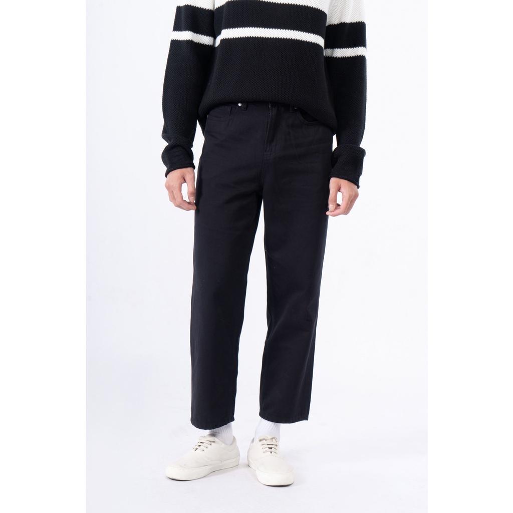 QUẦN JEAN TRƠN COTTON (2 màu TRẮNG / ĐEN) FORM STRAIGHT - 10S21DPA029 | LASTORE MENSWEAR