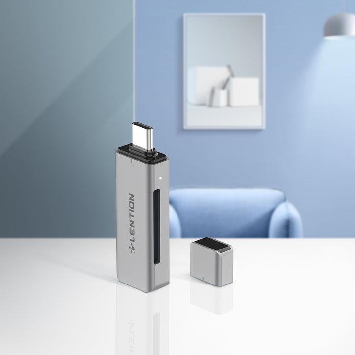 Đầu đọc thẻ nhớ USB Type C Lention C7 - Hàng chính hãng