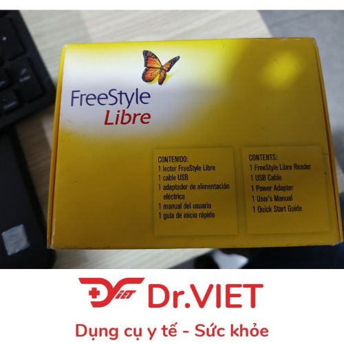 Đầu Đọc reader Cầm Tay Freestyle Libre - Hệ Thống Đo Và Theo Dõi Đường Huyết Không Đau không chích máu
