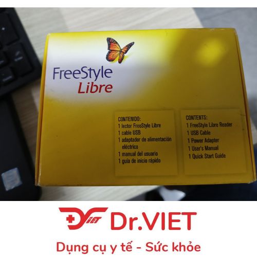 Đầu Đọc reader Cầm Tay Freestyle Libre [Chính hãng] - Hệ Thống Đo Và Theo Dõi Đường Huyết Không Đau không chích máu