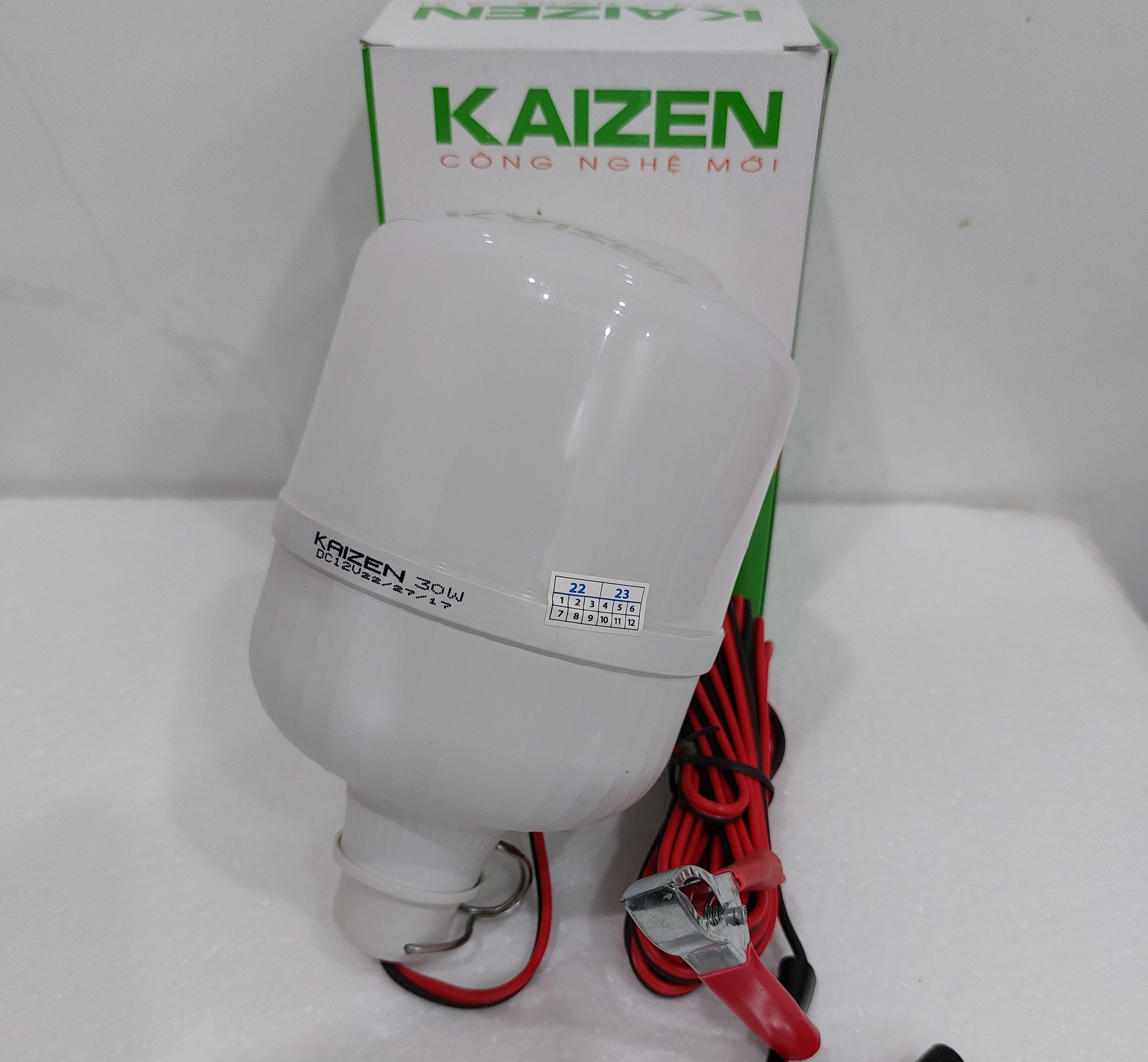 Bóng led kẹp bình acquy 12V 24w Siêu sáng