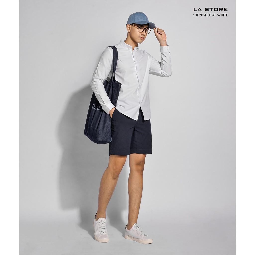Áo sơ mi nam oxford nút cổ 100% cotton - SHL028 shop LASTORE