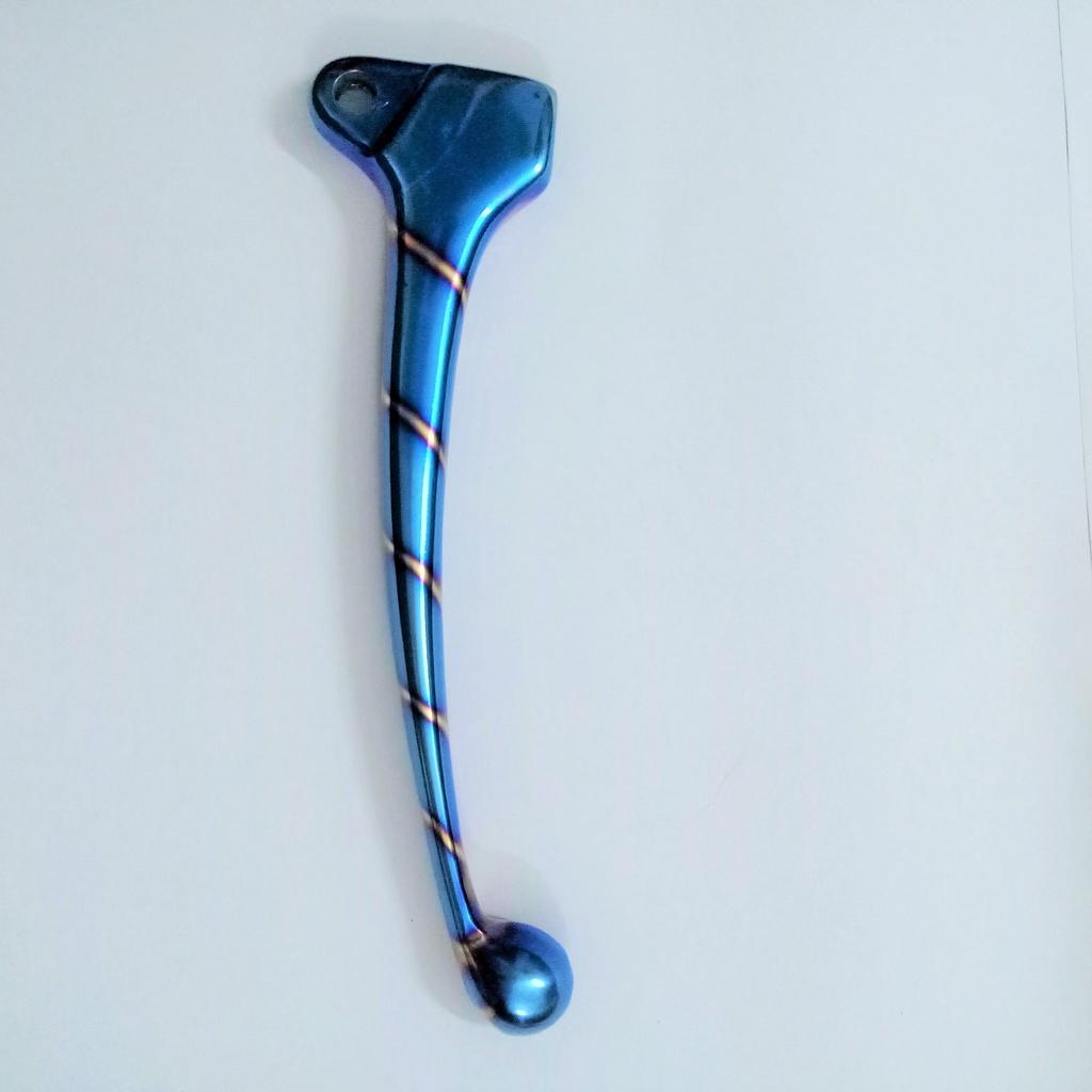 TAY THẮNG ĐÙM CHO WAVE NHỎ INOX MÀU TITAN