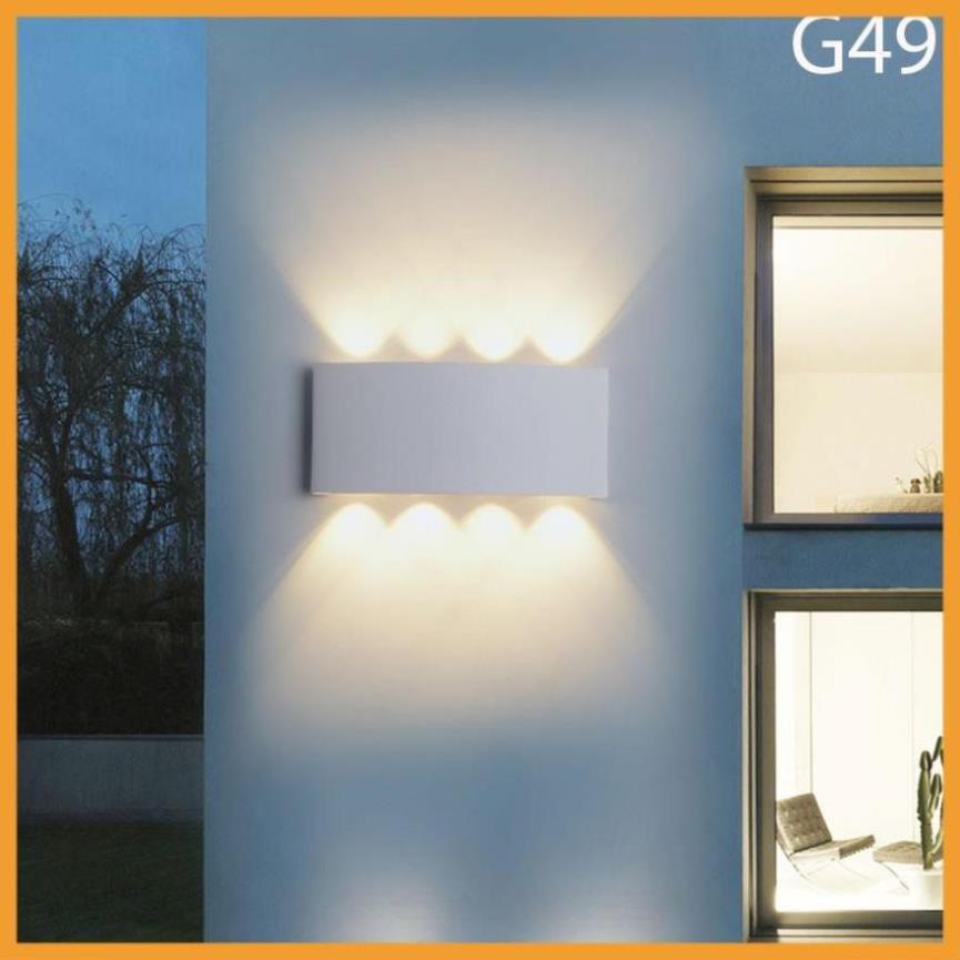 Đèn trang trí hắt tường 2 đầu 8w chống nước G49