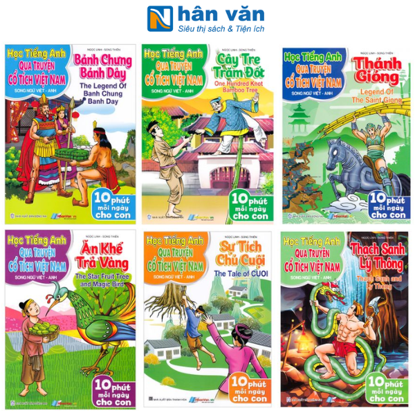 Sách - Học Tiếng Anh Song Ngữ Qua Truyện Cổ Tích - Nhiều Chủ Đề