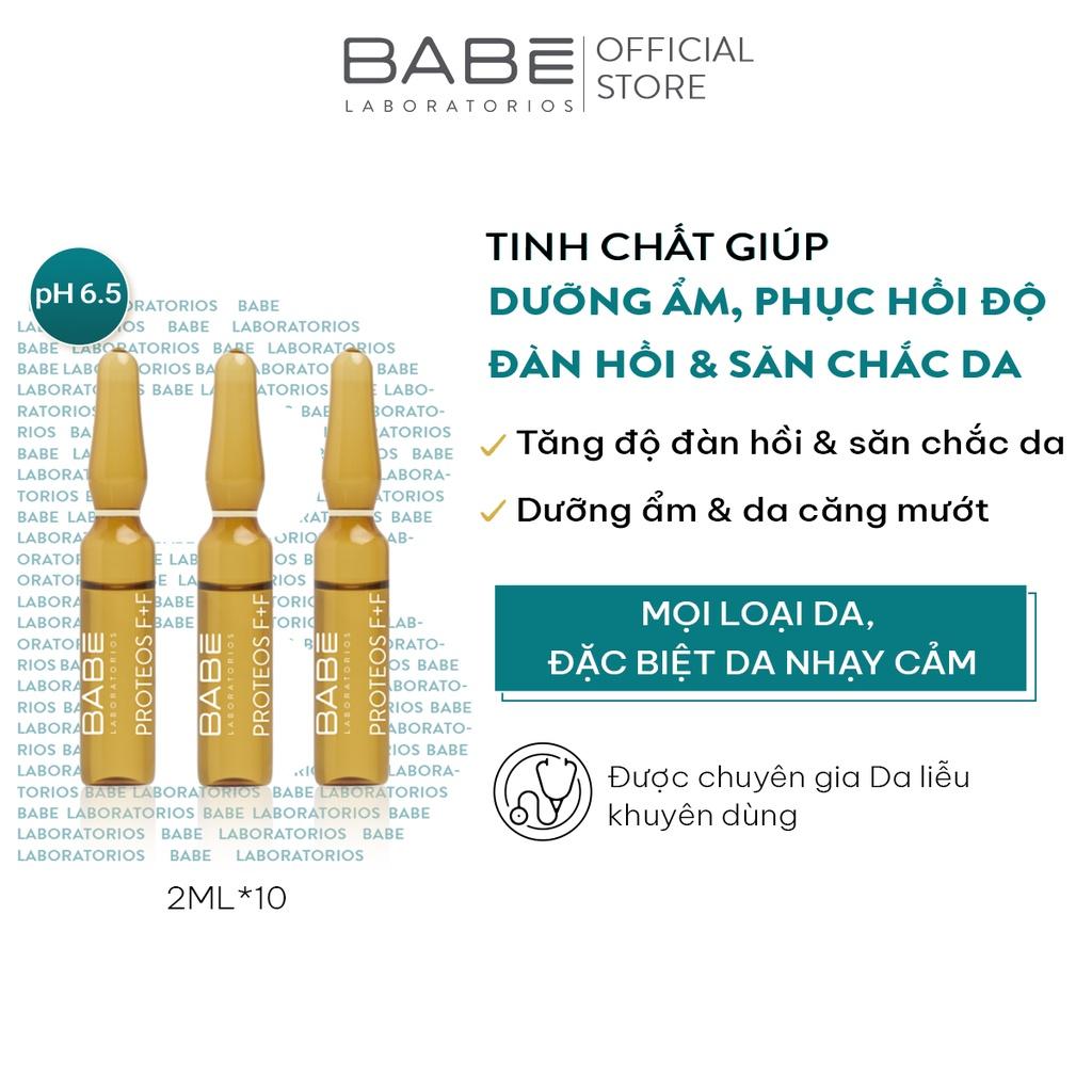 Huyết thanh bổ sung collagen & hyaluronic trẻ hóa da tức thì Babe Ampoules Proteoglycan F+F 10 *2ml