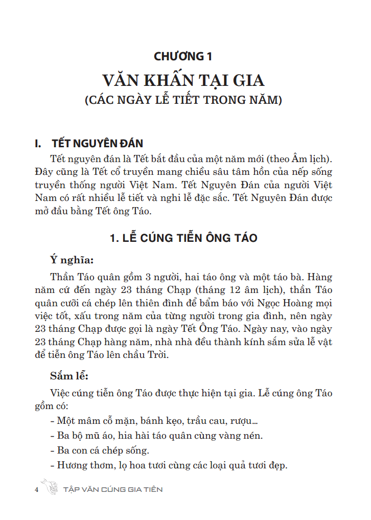 Tập Văn Cúng Gia Tiên