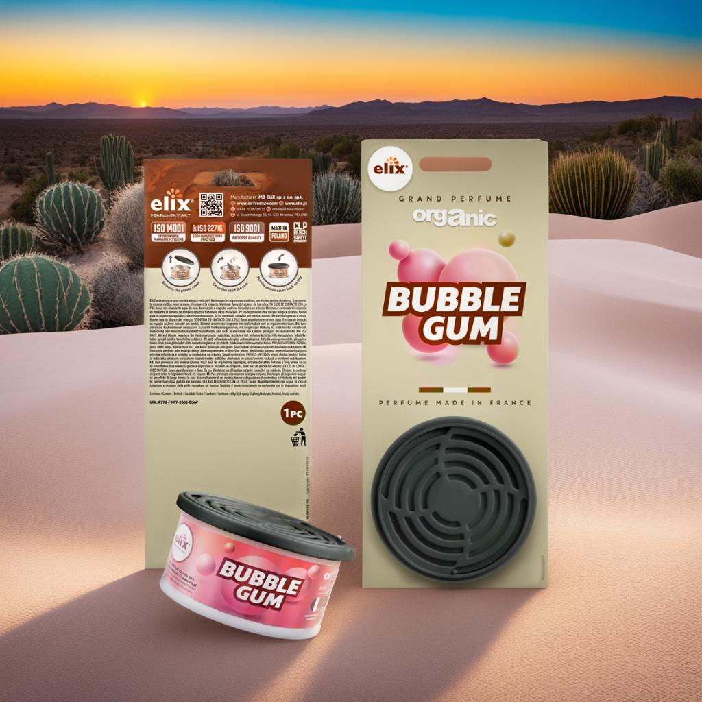 Sáp Thơm  để Taplo Ô tô Elix - Hương Bubble Gum (Kẹo gum)
