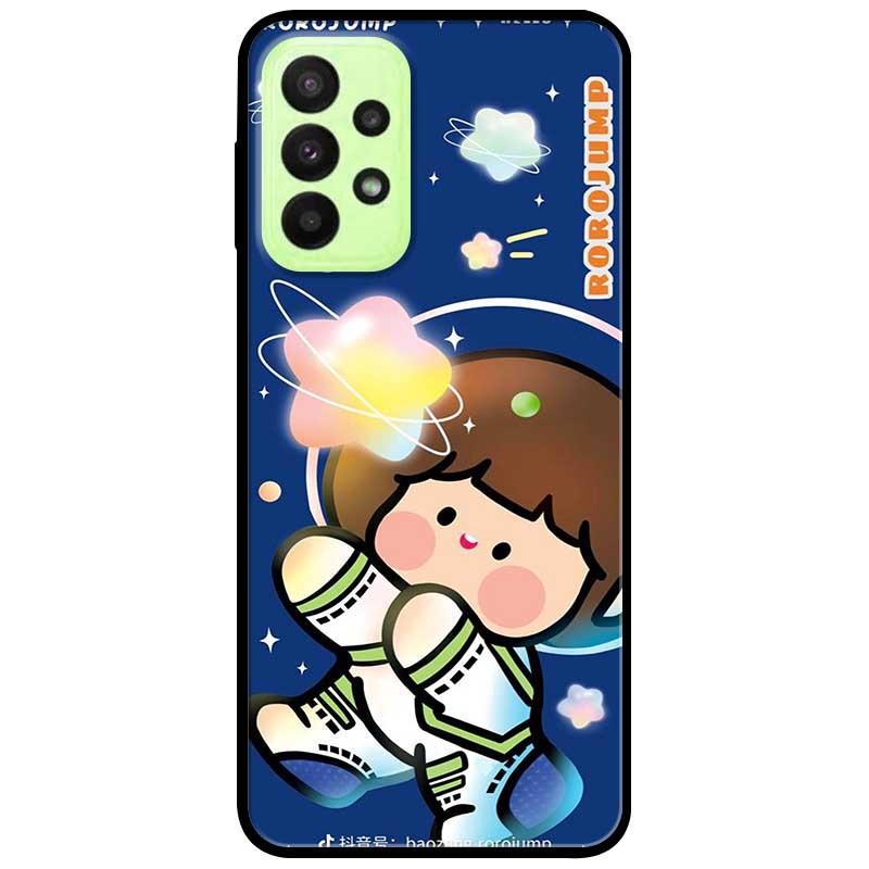 Ốp lưng dành cho Samsung A13 mẫu Búp Bê Xanh và Sao