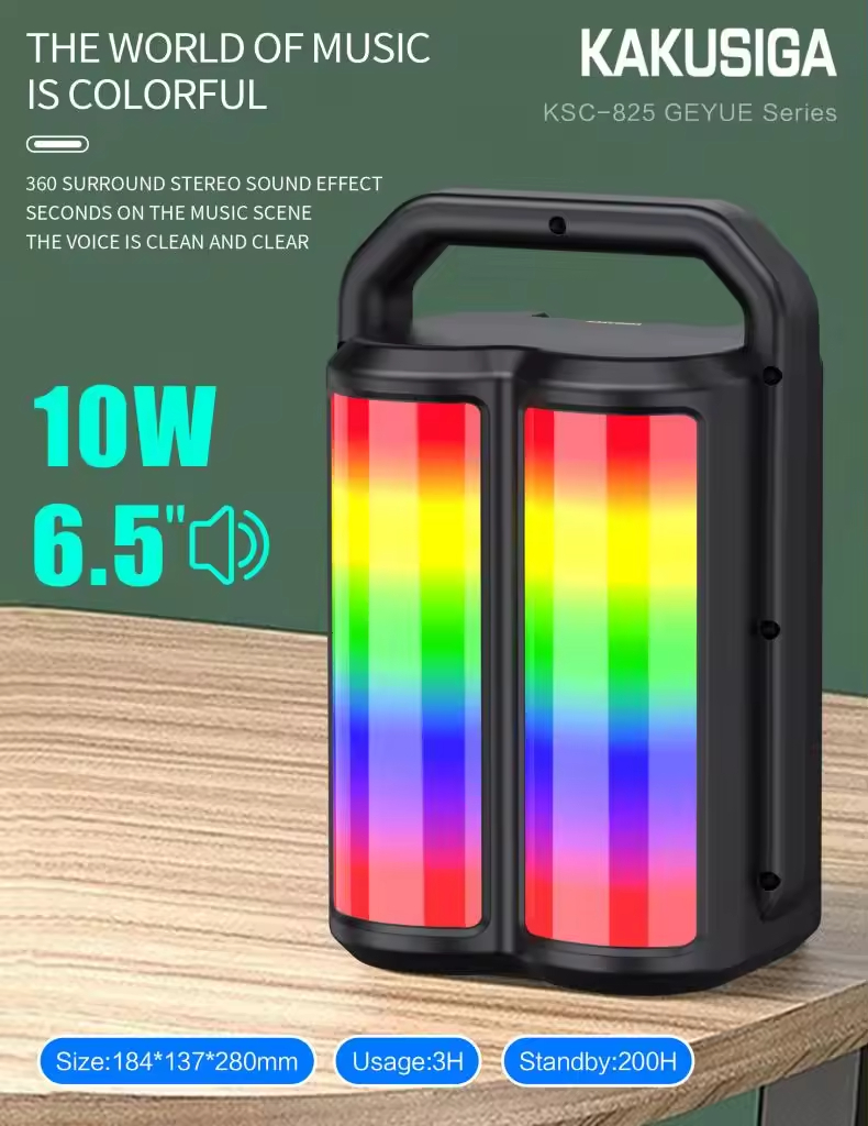 Loa Bluetooth Dạng Trụ Party All Night Colorfull LED 1500mAh