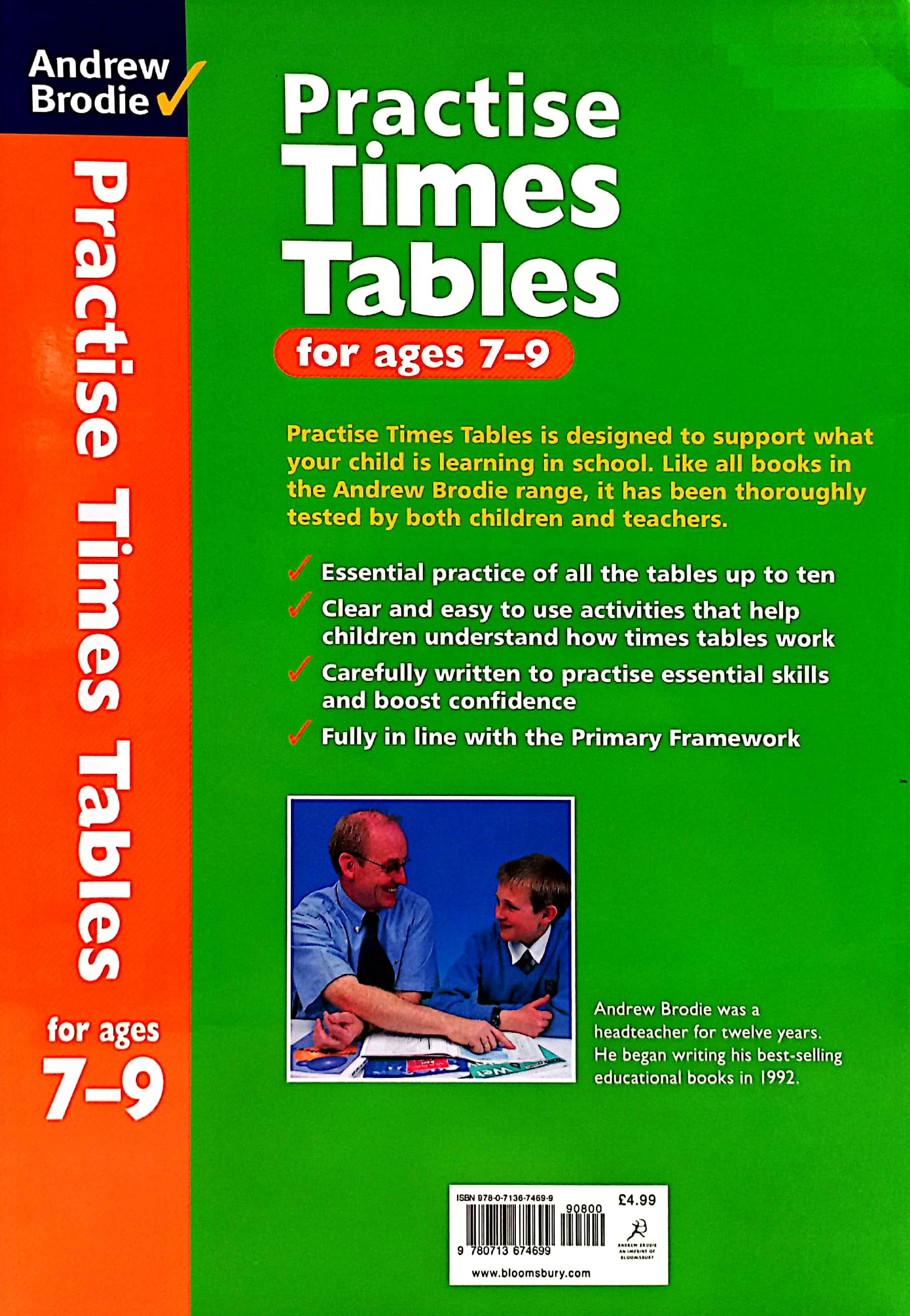 Practise Times Tables For Ages 7-9 (Practise Time Tables)