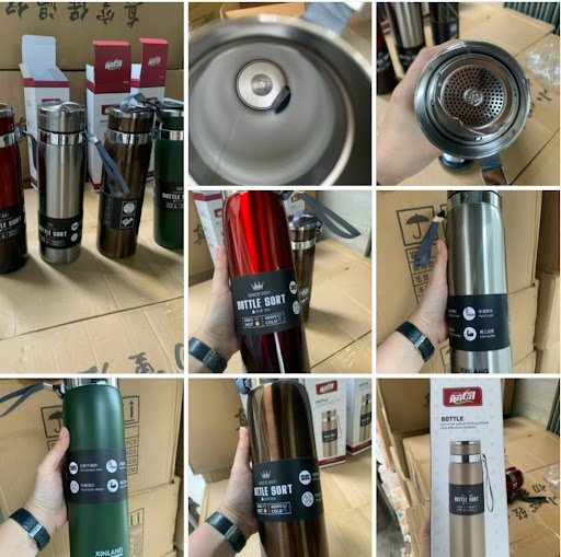 [HCM][MẪU HOT - LOẠI 1 LÍT] Bình Giữ Nhiệt Nóng Lạnh Bình Giữ Nhiệt Inox 304 Không Gỉ An Toàn Nhỏ Gọn Tiện Lợi