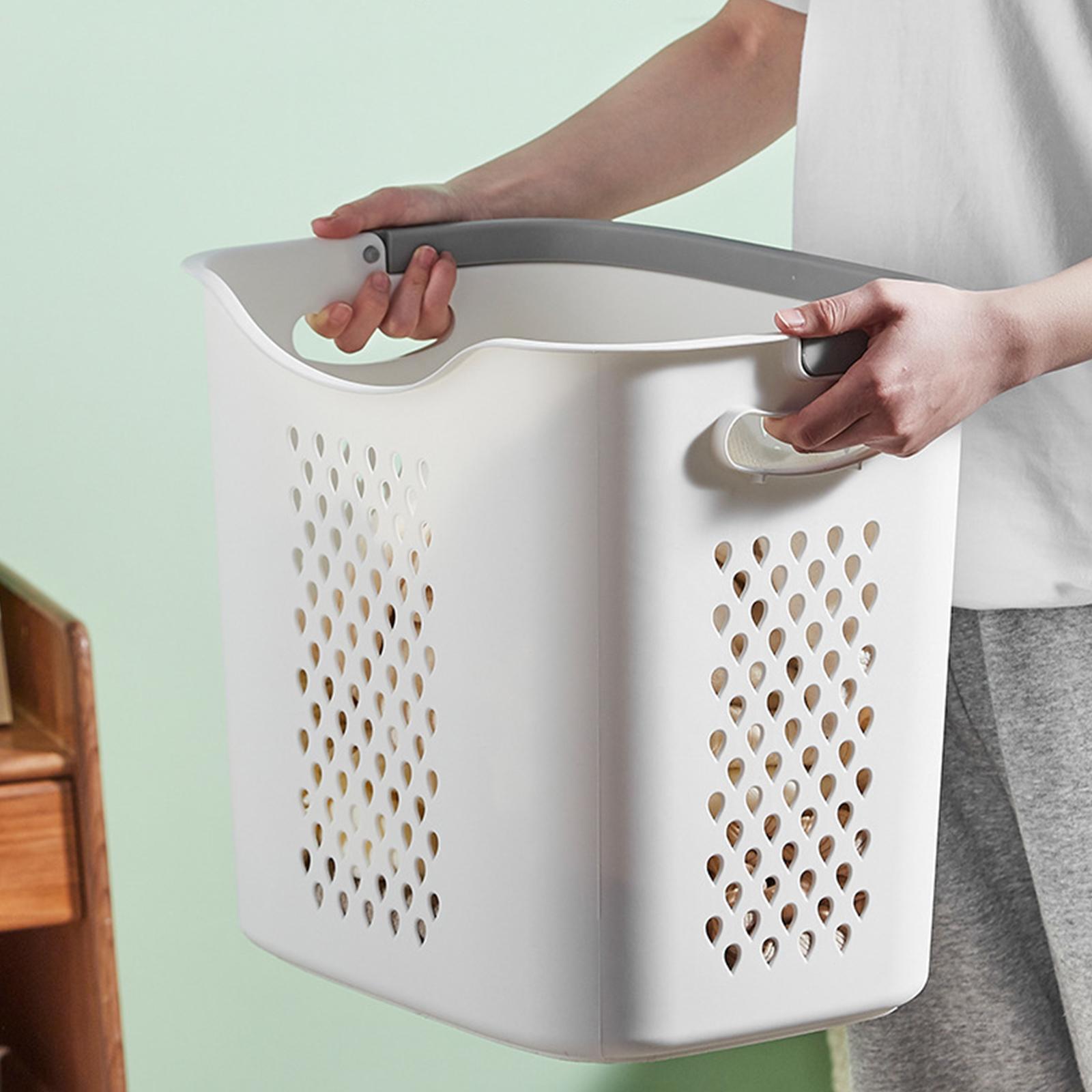 Laundry Basket Laundry Hamper Bag with Handles for Laundry Clothes Pans