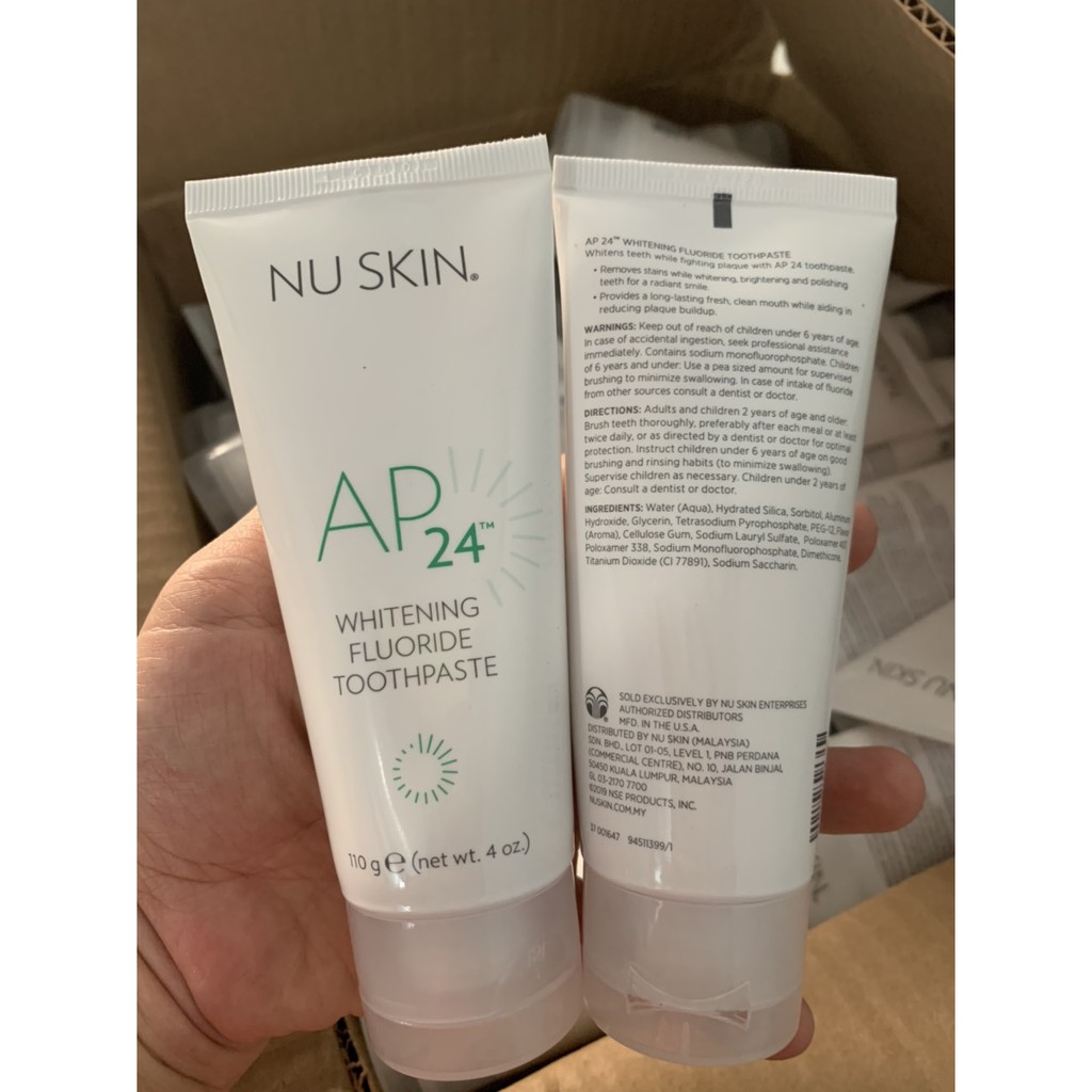 Combo 02 Kem Đánh Răng Nuskin Ap24 Whitening Fluoride Toothpaste