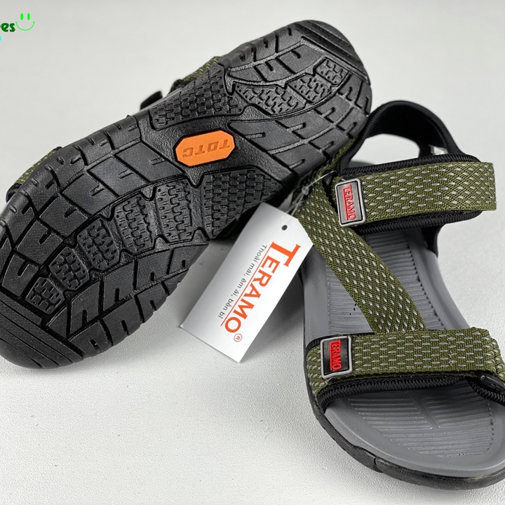 Giày sandal, dép sandal nam Teramo đế cao su nguyên chất, siêu nhẹ, quai dù chắc chắn, đế có rãnh chống trượt an toàn, TRM HỌA TIẾT 3 quai