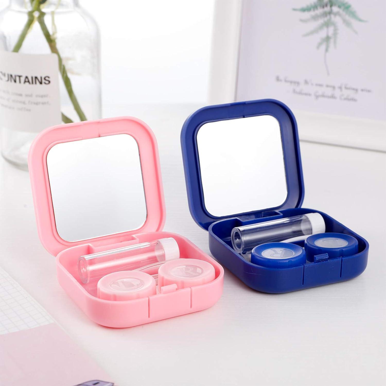 2 Gói Hộp Đựng Kính Áp Tròng Hộp Đựng Kính Áp Tròng Hộp Bảo Quản Kính Áp Tròng Kính áp tròng du lịch thời trang cho các hoạt động ngoài trời