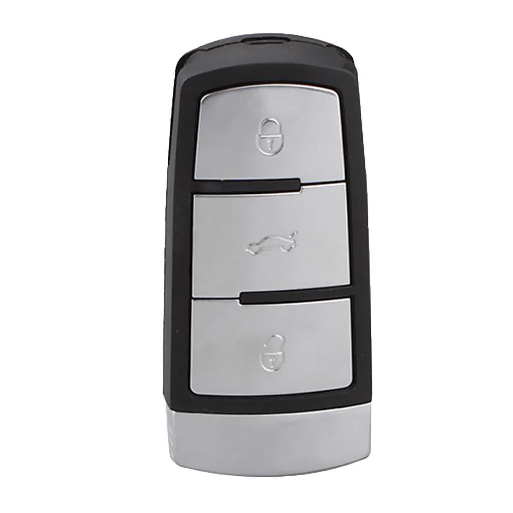 Car 3-Button Remote Key Fob Case Unit for
