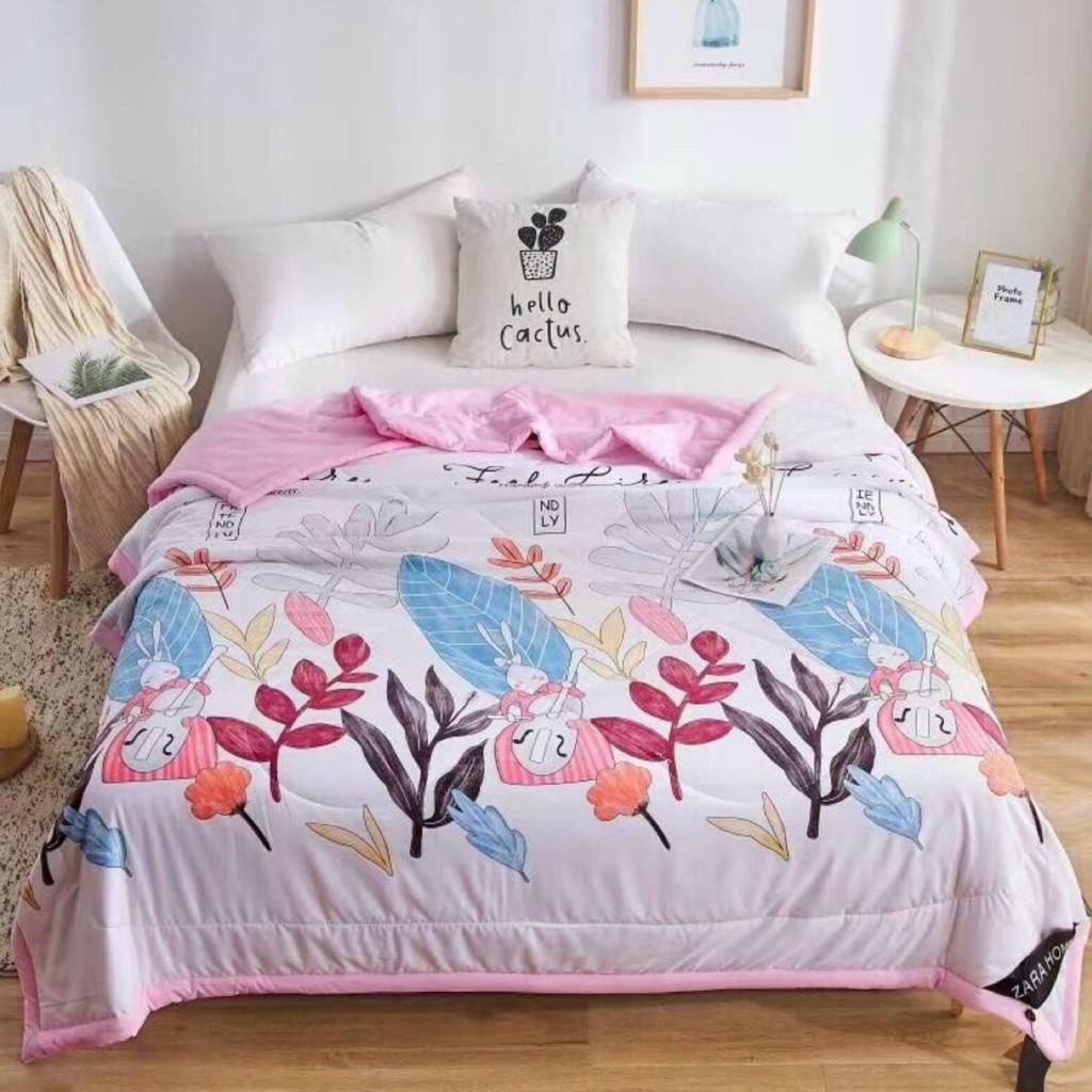 Chăn đũi hè thu ZARA Home họa tiết nhiều màu sắc siêu mềm mịn được chọn mẫu