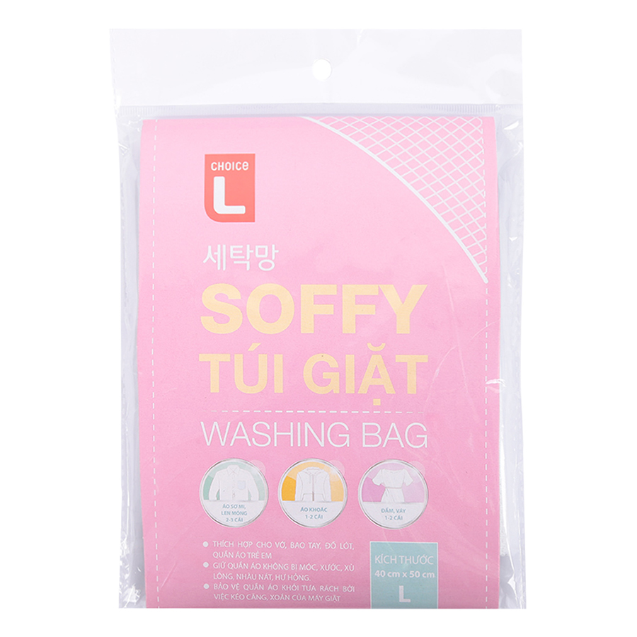 Túi Giặt Soffy Choice L (CL) (40 x 50 cm)