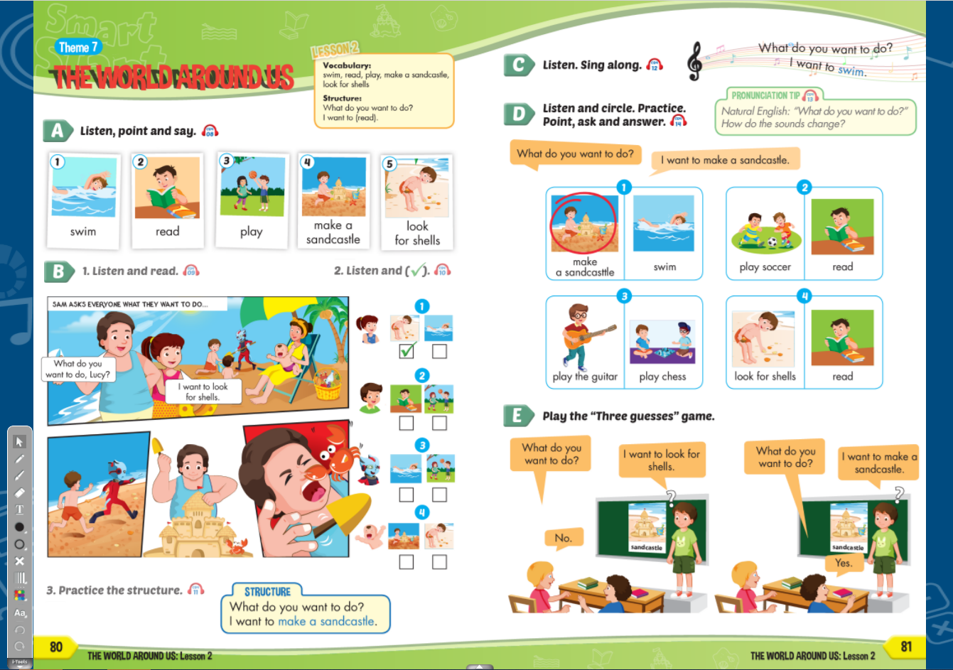 [APP] i-Learn Smart Start Grade 4 - Ứng dụng phần mềm tương tác sách học sinh