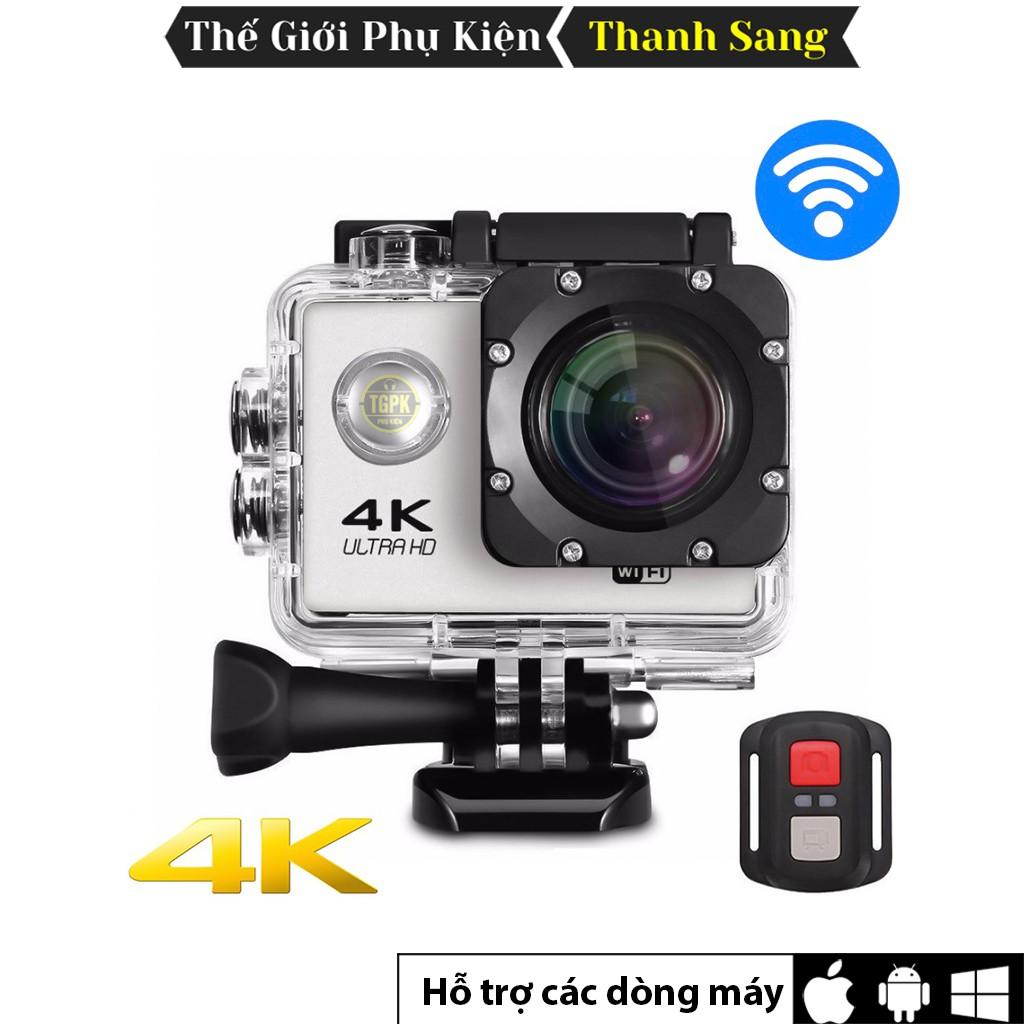 Camera Hành trình A9 4K UltraHD có Wifi + Wrist RF gắn mũ Bảo hiểm xe máy, xe hơi chống rung | Thẻ nhớ lưu trữ đến 64GB