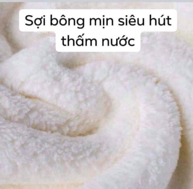 Khăn quấn tóc siêu thấm khô nhanh