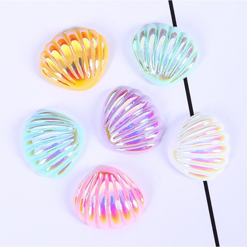 Mô hình vỏ sò 2D hologram quà tặng trang trí