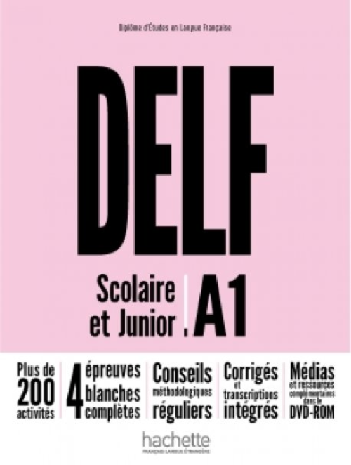 Sách học tiếng Pháp: DELF A1 Scolaire et Junior + DVD-ROM - Nouvelle édition