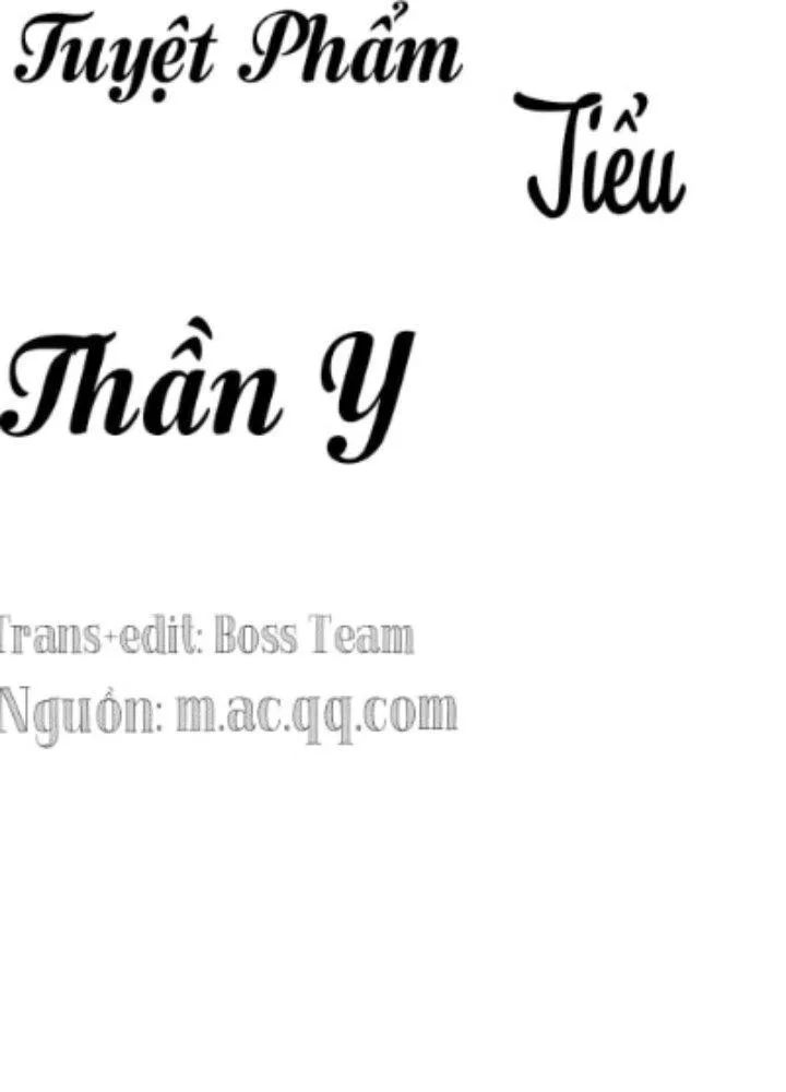 tuyệt phẩm tiểu thần y chapter 2 3