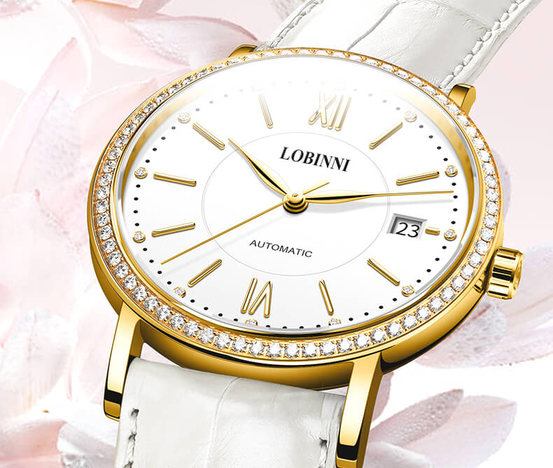 Đồng hồ nữ chính hãng LOBINNI L026-1 Chống Nước ,chống xước ,kính sapphire, bảo hành 24 tháng Thời Trang Cho Nữ thiết kế đơn giản trẻ trung và sang trọng