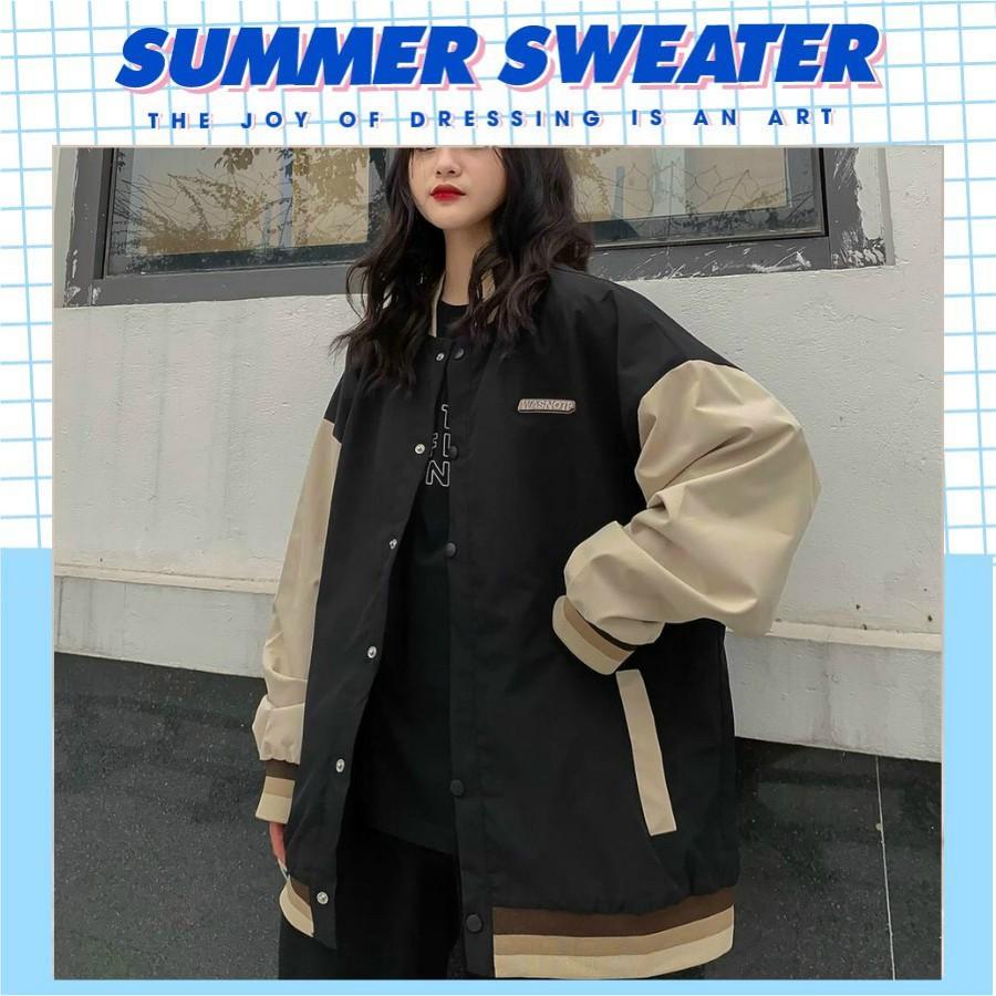 ÁO KHOÁC DÙ BOMBER BÓNG CHÀY THÊU SUMMERSWEATER