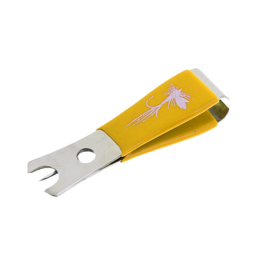 3 in 1 Fishing Line Nipper Clippers And Pin-on Retractor Zinger Gear Keeper