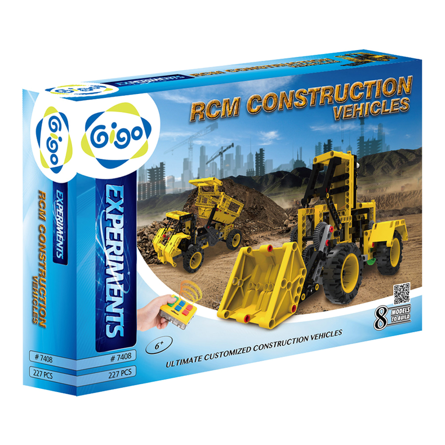 Đồ Chơi Xe Công Trình Xây Dựng - Điều Khiển Riêng Biệt 3 Động Cơ Từ Xa Gigo Toys 7408