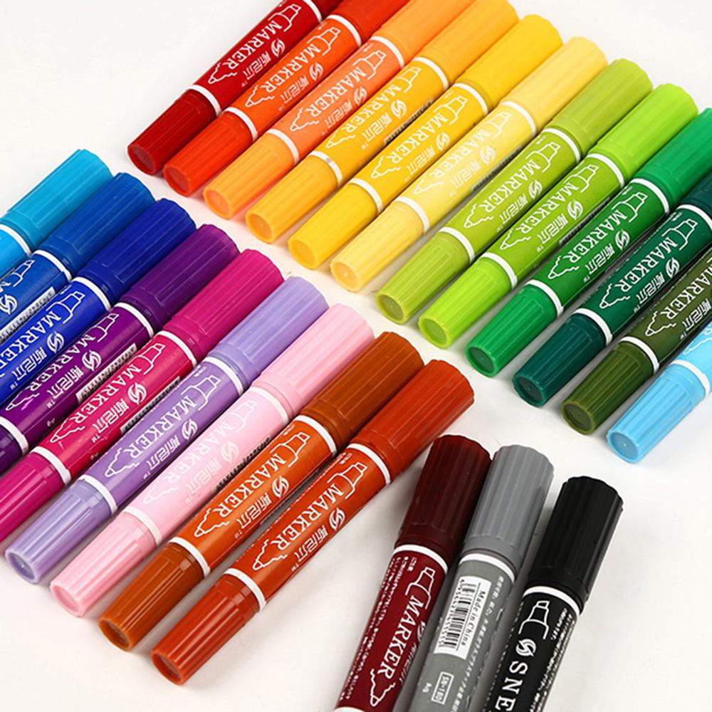 Bút Hightlight 2 đầu - Nhiều màu - 24 chiếc