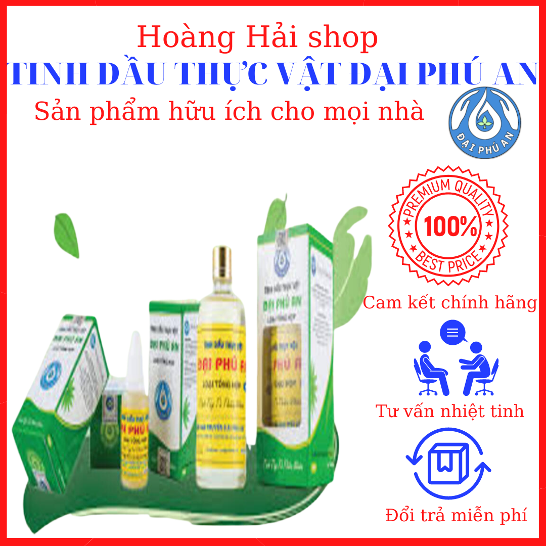 [Quà tặng thanh quế cay] Tinh dầu thực vật đại phú an 15ml