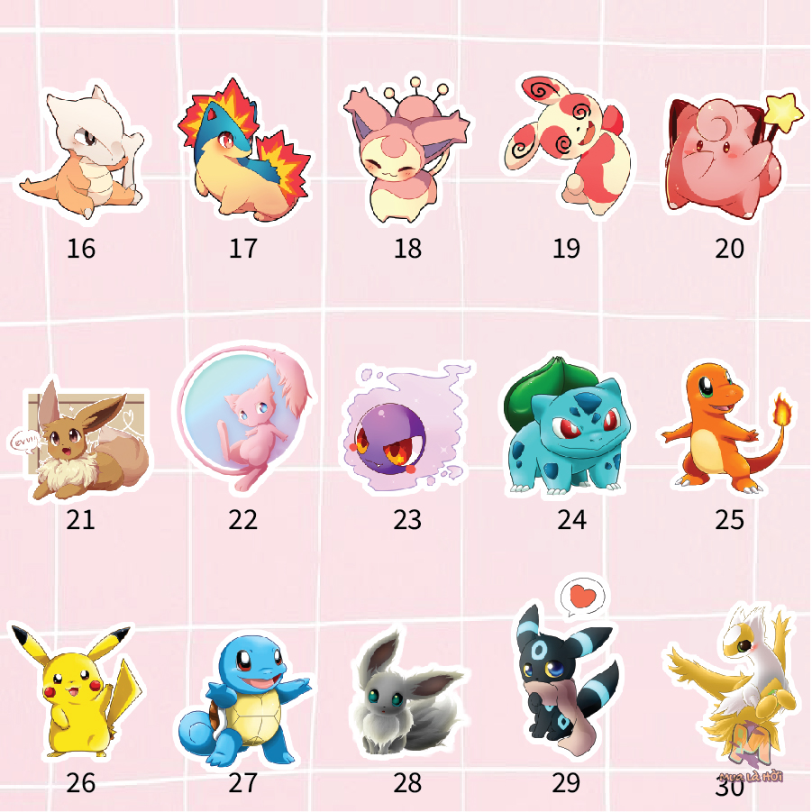 Túi Tote in hình chủ đề Pokemon