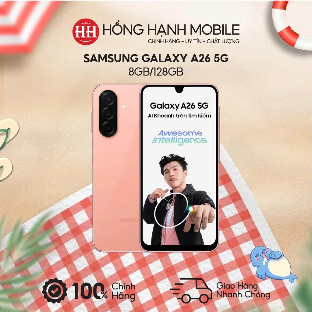 Điện Thoại Samsung Galaxy A26 5G 8GB/128GB - Hàng Chính Hãng
