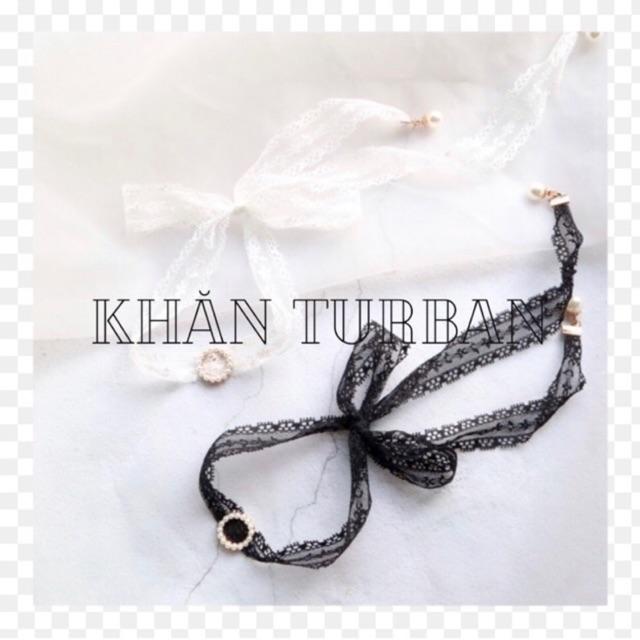 Vòng cổ ren đính hạt xinh - choker ren phong cách hàn