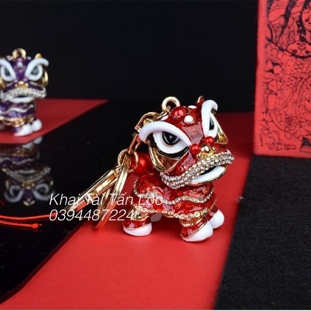 Móc khoá kỳ lân sư may mắn siêu dễ thương