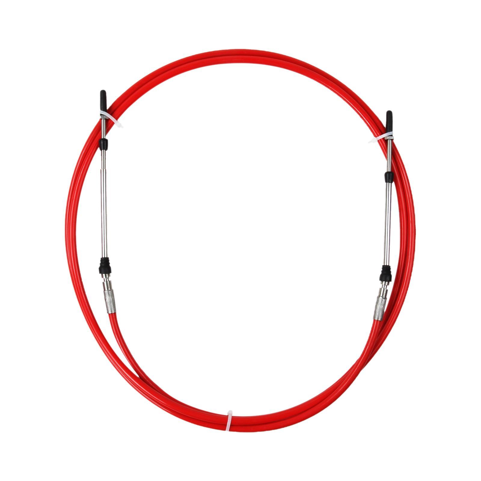 Throttle Shift Control, Boat Motor Cable, Remote Control fit for Yamaha Outboard Yachts , Black + Red