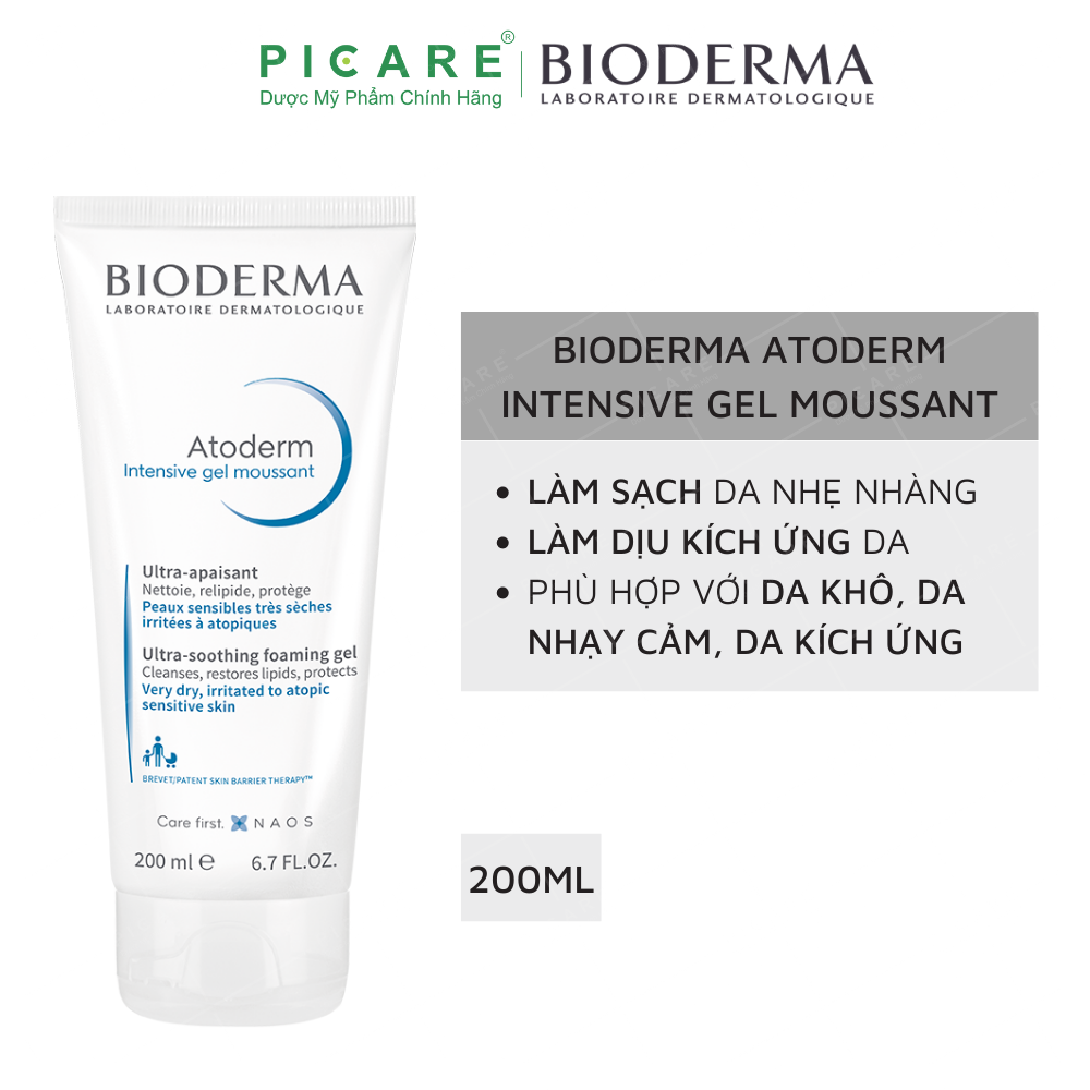 Gel BIODERMA ATODERM Intensive Gel Moussant 200ml - 028124