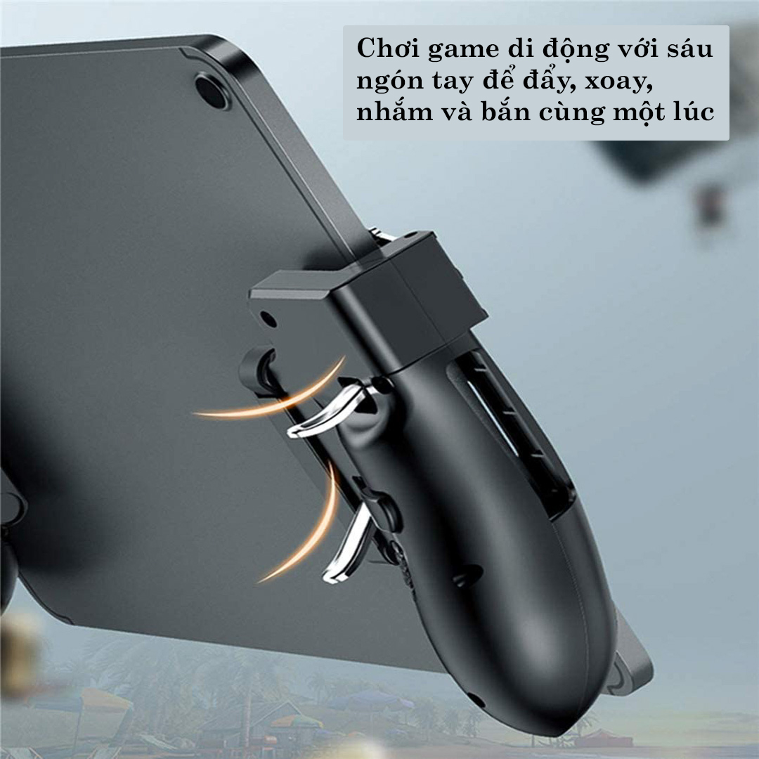 Tay cầm chơi game H11 cho ipad máy tính bảng tay cầm chơi game 6 ngón pubg ros liên quân